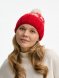 Шапка Holidale, красная с молочным 