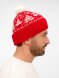 Шапка Holidale, красная с молочным 