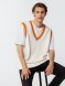 Жилет оверсайз унисекс Cornell в сумке, молочно-белый 