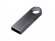 USB 2.0-флешка на 128 Гб с мини чипом и круглым отверстием, серебристый 