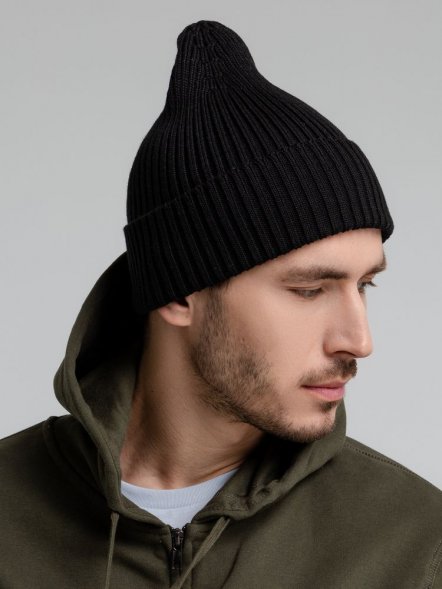Шапка Stout, черная 