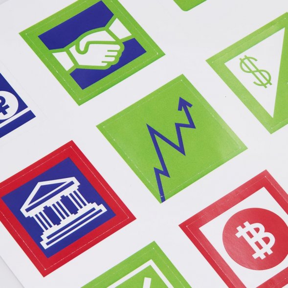 Стикерпак бумажный Industry, финансы 