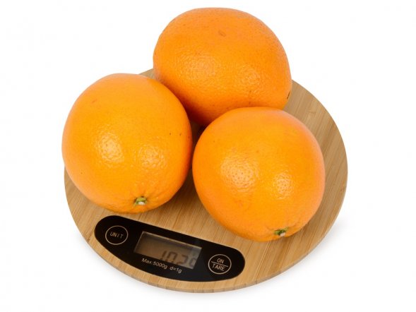 Бамбуковые кухонные весы Scale, натуральный 
