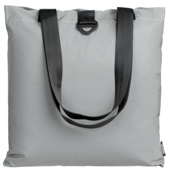 Шопер Manifest из светоотражающей ткани, серый 