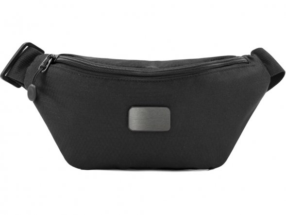 Универсальная водостойкая сумка на пояс Bumble из переработанного пластика, черный 