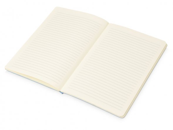 Блокнот Wispy линованный в мягкой обложке, синий (Р) 