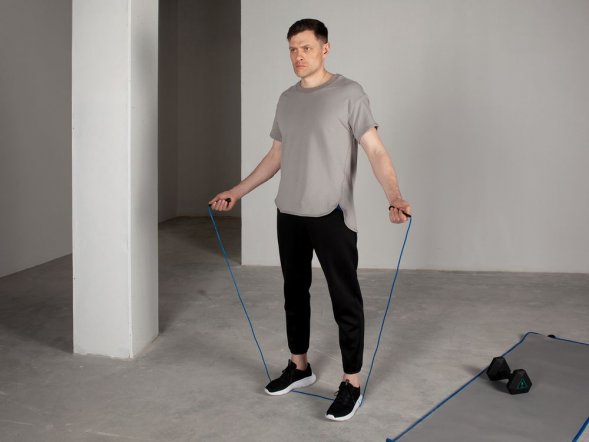 Скакалка Hopper, cиняя 