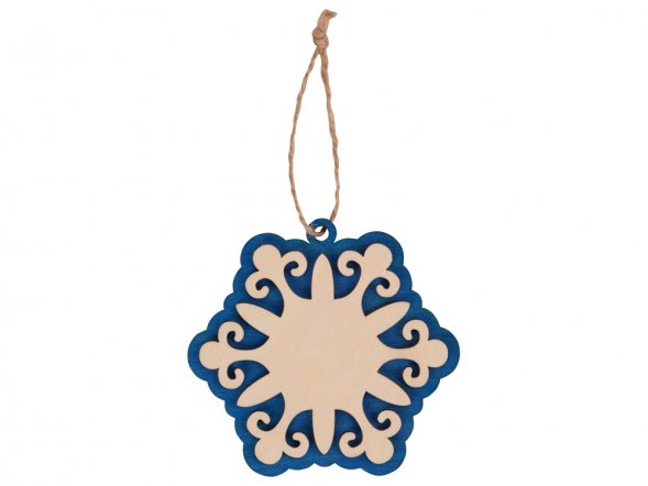 Подвеска деревянная Кристаллик 