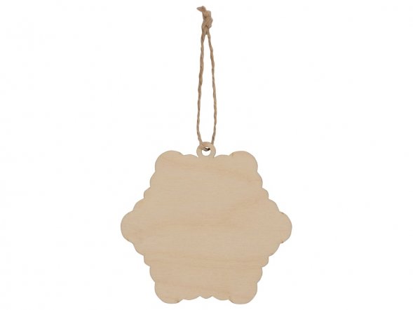 Подвеска деревянная Кристаллик 