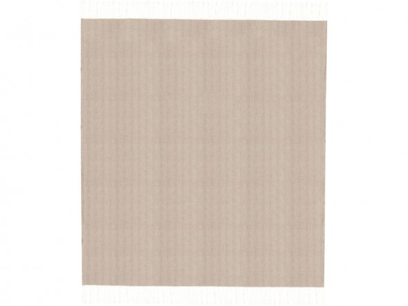 Плед Ёлочка 150х180 см. ПРЕМИУМ (бежевый однотонное) 