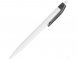 Ручка пластиковая шариковая HINDRES, белый/черный 
