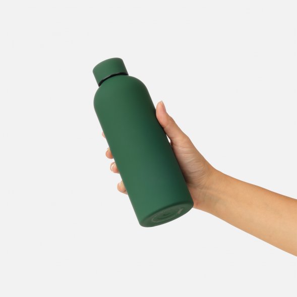 Термобутылка вакуумная герметичная Prima, зеленая 