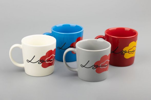 Кружка Valotti Medio, белая 