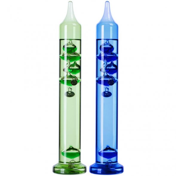 Термометр стеклянный «Галилео», голубой 