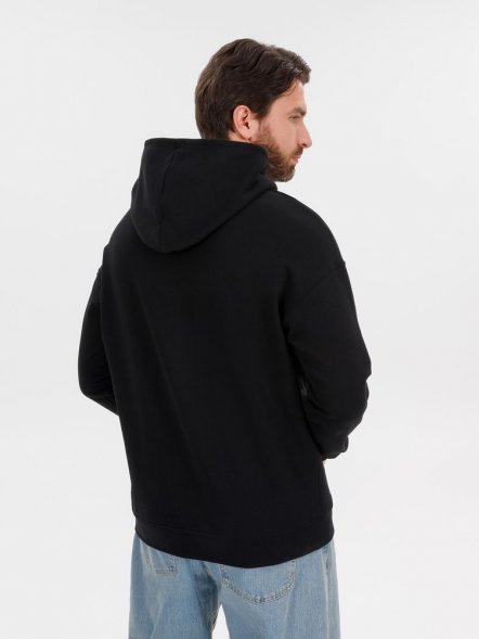 Худи оверсайз унисекс Outshine, черное 