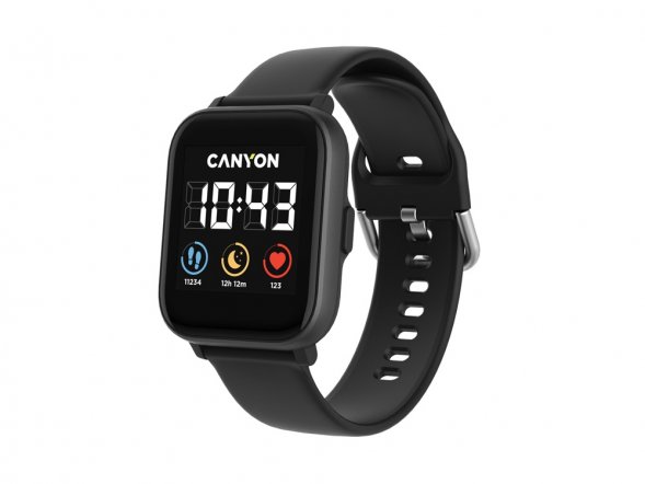 Смарт-часы со встроенным плеером Canyon SaltSW-78, черный 