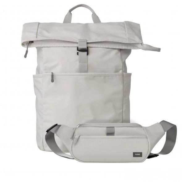 Подарочный набор Boston рюкзак + поясная сумка, серый 