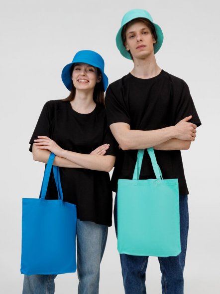 Холщовая сумка Avoska, бирюзовая 