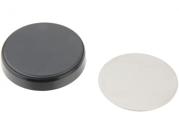 Магнит для телефона с клейкой подложкой, черный 