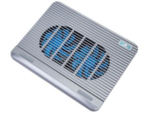 Охлаждающая подставка 5555 для ноутбуков до 15,6, серебристый 