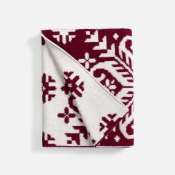 Шарф Wintertude M, красный с белым