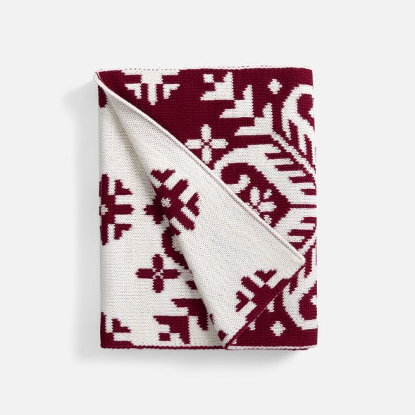 Шарф Wintertude M, красный с белым 