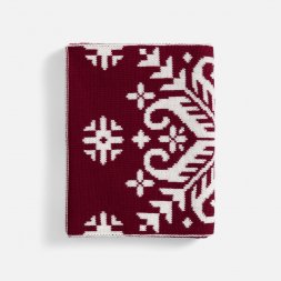 Шарф Wintertude M, красный с белым