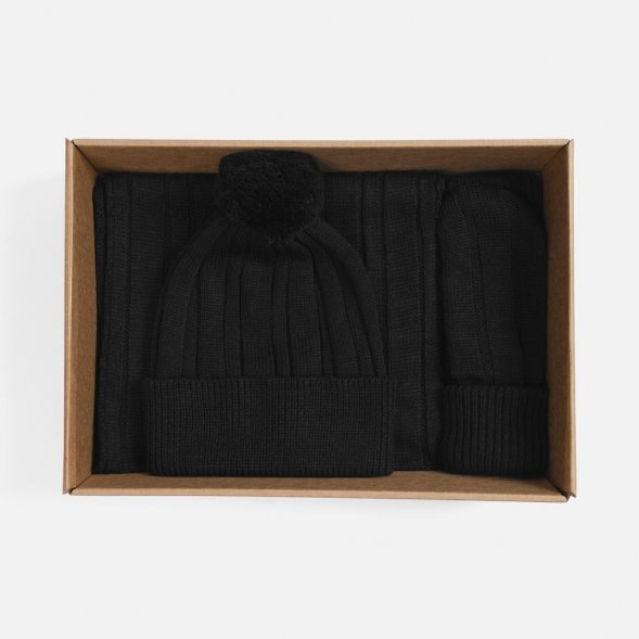 Набор Knit Beat, черный 