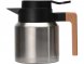 Кофепот с деревянной ручкой, 850 мл, серебристый 