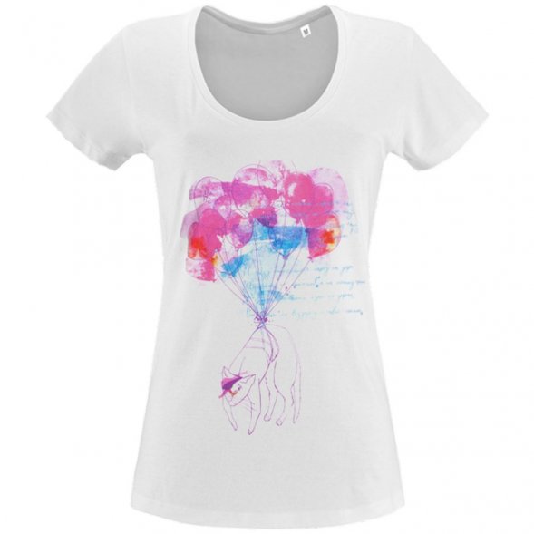 Футболка женская «Удивительная кошка», белая 