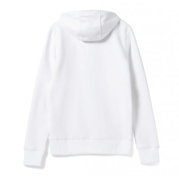 Толстовка на молнии с капюшоном унисекс King, белая 