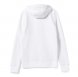 Толстовка на молнии с капюшоном унисекс King, белая 