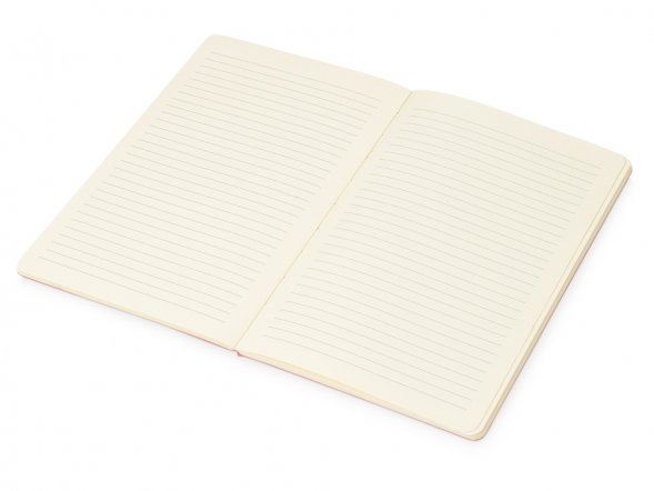 Блокнот Wispy линованный в мягкой обложке, красный (P) 