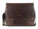 Сумка через плечо Mano Don Leon, натуральная кожа в коричневом цвете, 38 х 30 х 7 см 