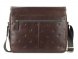 Сумка через плечо Mano Don Leon, натуральная кожа в коричневом цвете, 38 х 30 х 7 см 