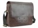 Сумка через плечо Mano Don Leon, натуральная кожа в коричневом цвете, 38 х 30 х 7 см 