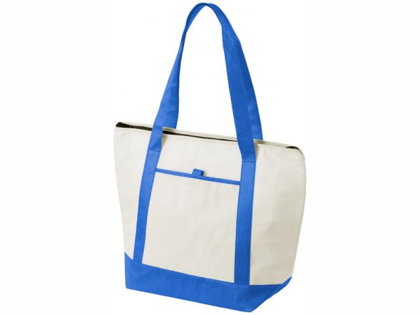 Сумка-холодильник Lighthouse, натуральный/синий 