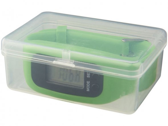 Часы с шагомером Get-Fit, лайм 