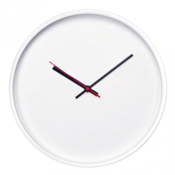 Часы настенные ChronoTop, белые под нанесение