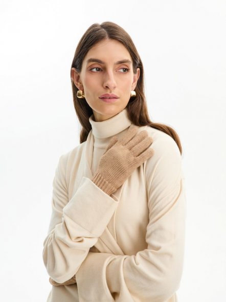 Перчатки Alpine, бежевые 