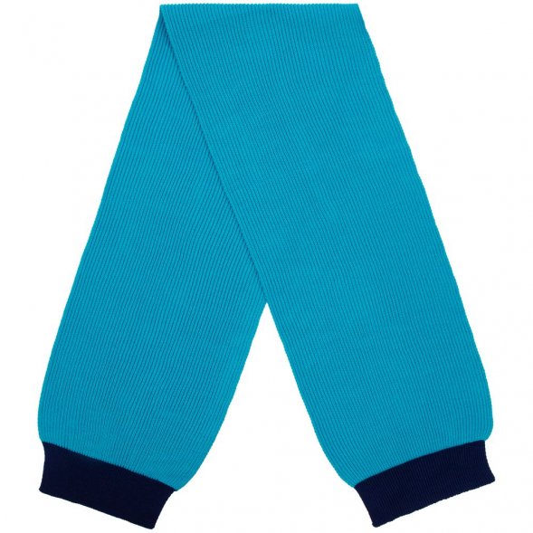 Шарф Snappy, бирюзовый с синим 