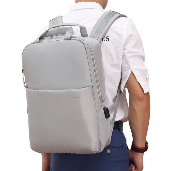 Рюкзак для ноутбука B135, светло-серый 