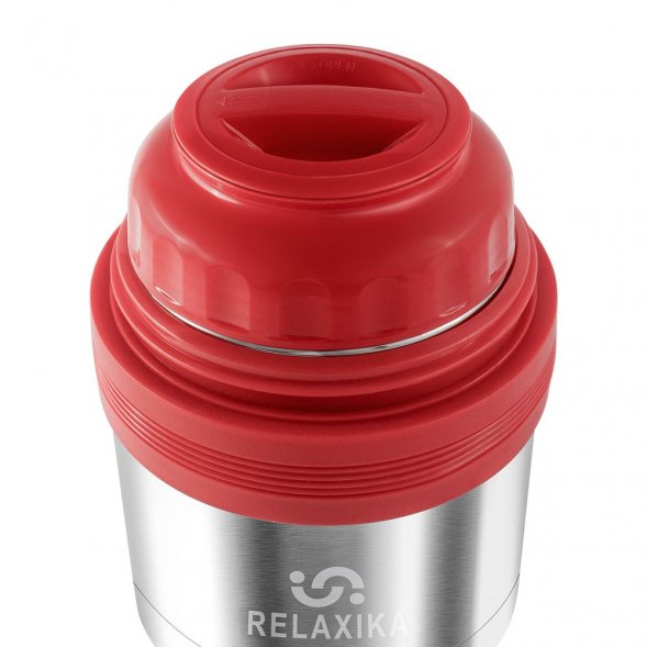 Термос для еды и напитков Relaxika 500, стальной 