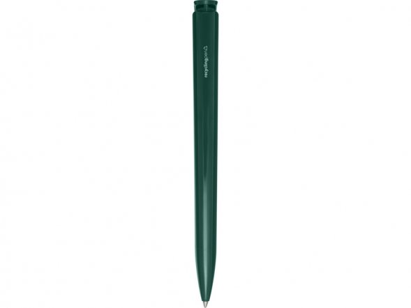 Lucia шариковая ручка из переработанной пластмассы - Зеленый лесной, черные чернила 