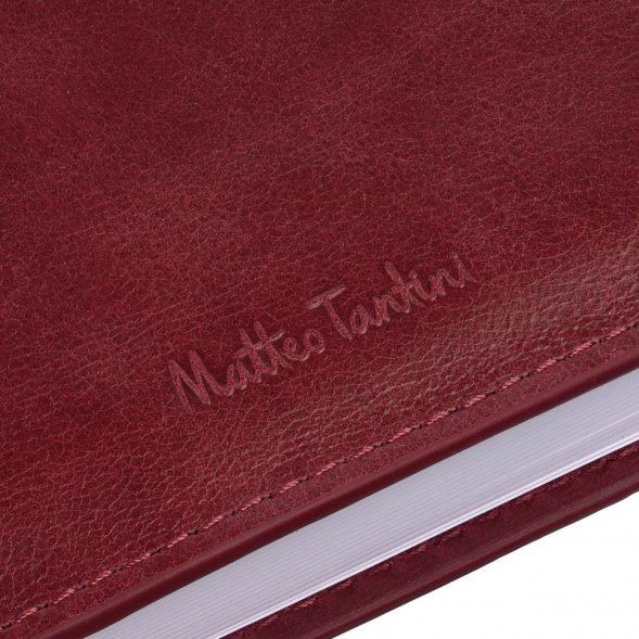 Ежедневник Termini, недатированный, темно-красный 