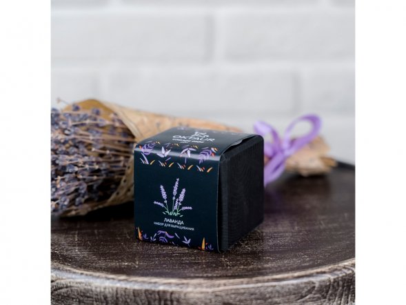 Набор для выращивания Small village cube Лаванда 