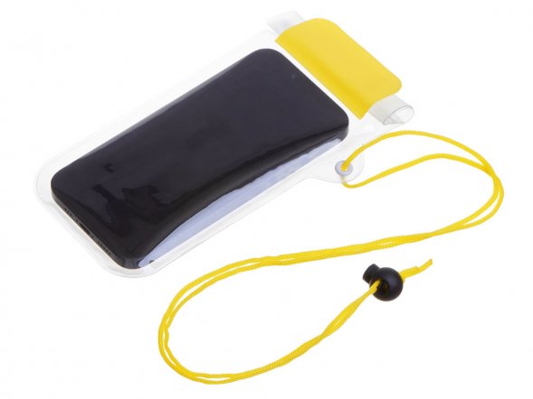 Влагостойкий чехол Repel, желтый/прозрачный 