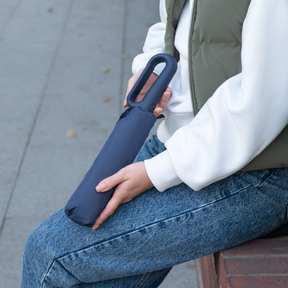 Зонт складной Azimut, синий 