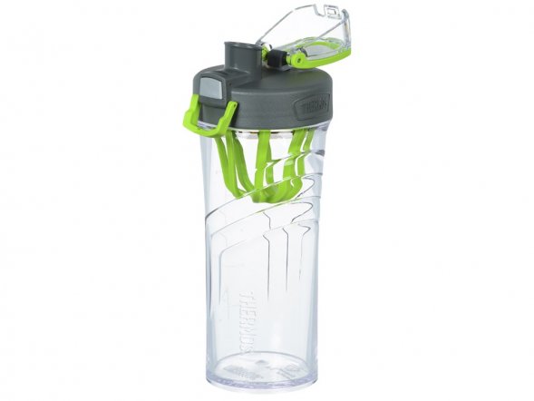 Шейкер из пластмассы с крышкой-дозатором TP4086GR 0.71L, прозрачный 