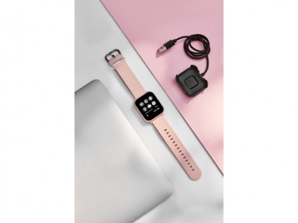 Смарт-часы со встроенным плеером Canyon SaltSW-78, розовый 